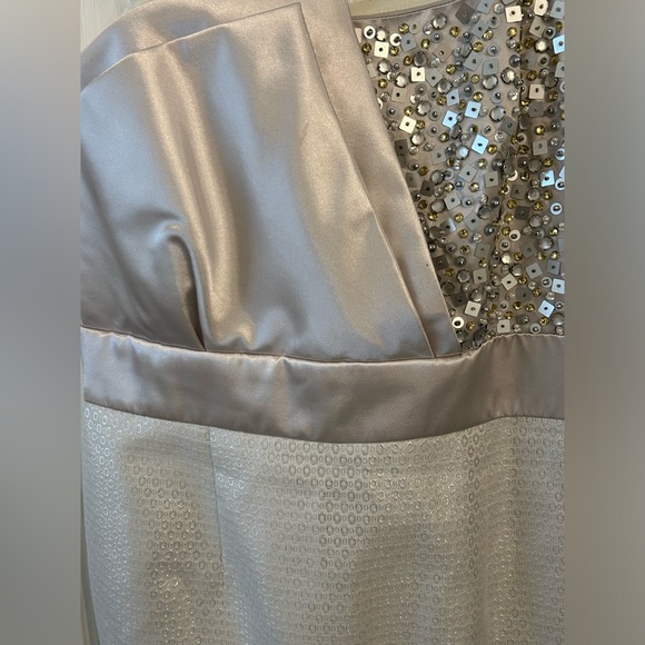 Laundry by Shelli Segal Strapless Holiday Formal Bridal cocktail dress - Picture 3 of 5